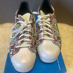 Adidas x Mary Katrantzou Shell top sneakers